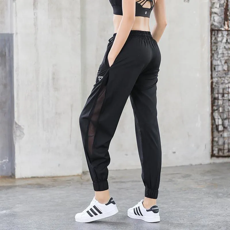 Women Sweatpants, Ultralight, Elastic, Waterproof - Mesh on Side