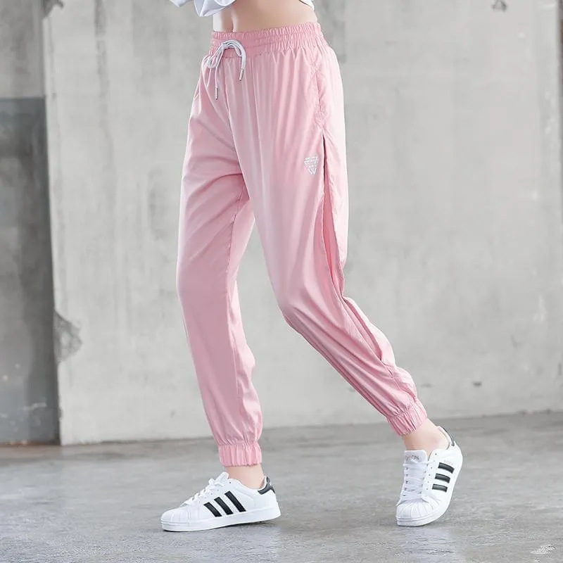 Women Sweatpants, Ultralight, Elastic, Waterproof - Mesh on Side