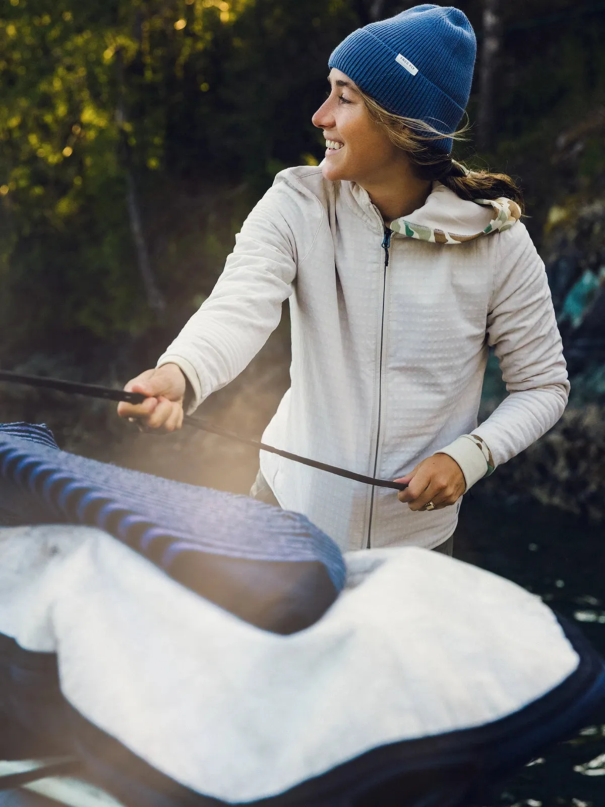 Women's Gridback Fleece Jacket - Black