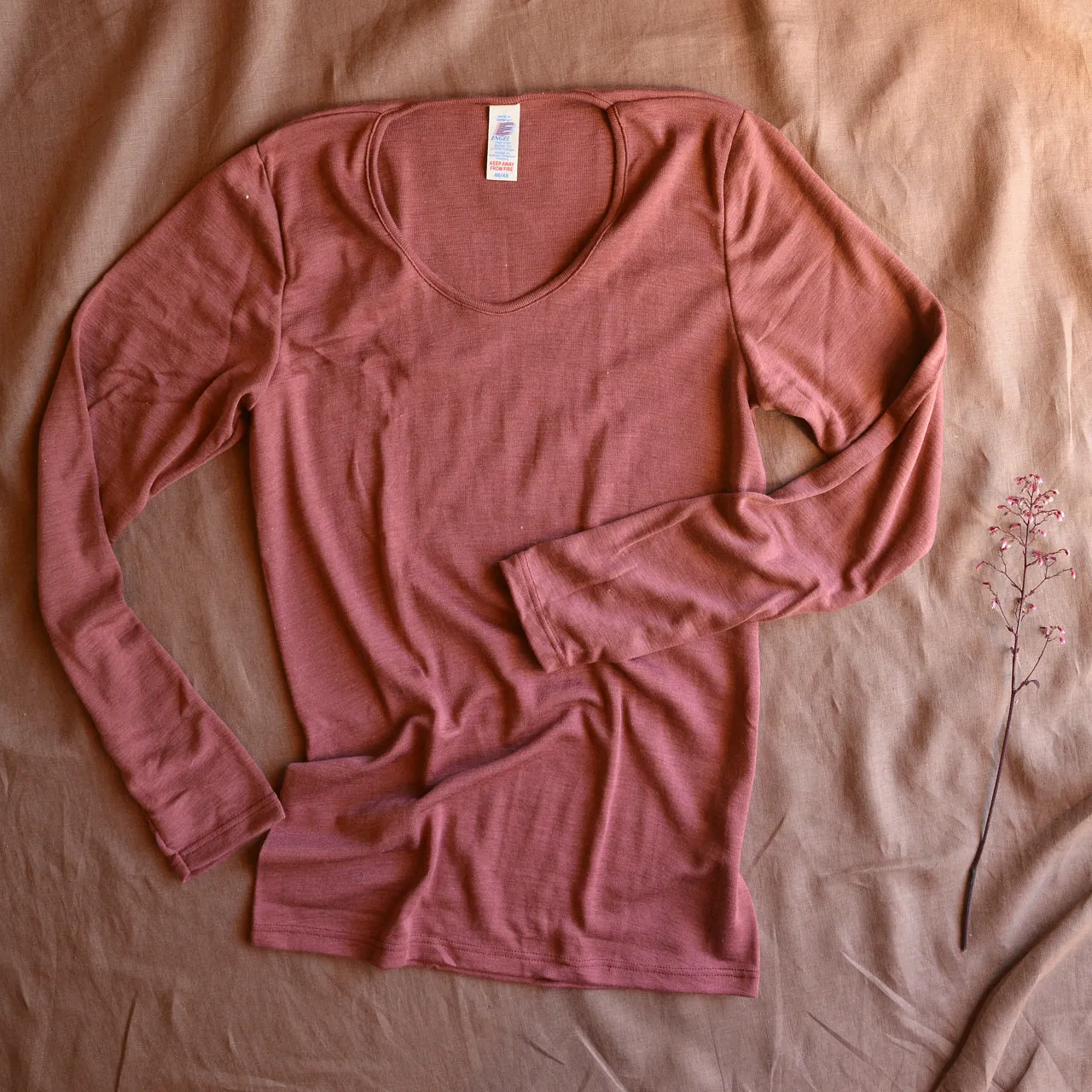 Women's Merino Wool/Silk Long Sleeve Top