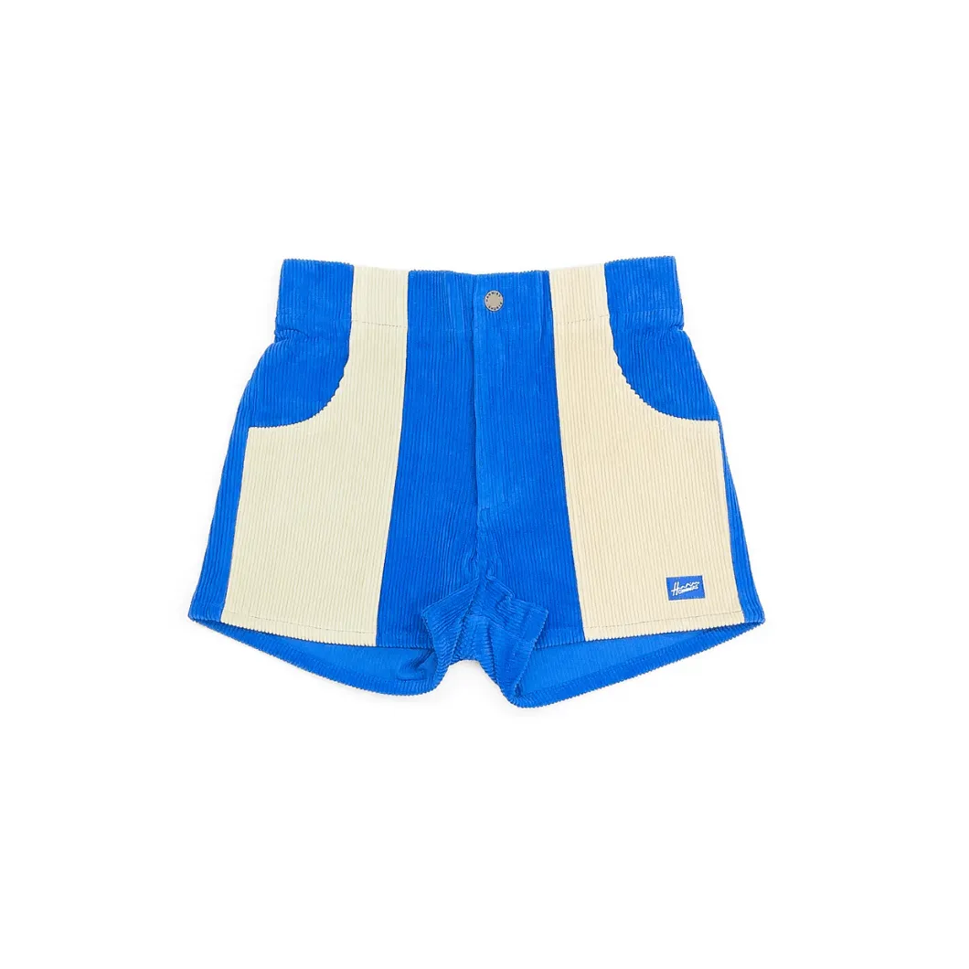 Women's Two-Tone Short - Blue/Sand