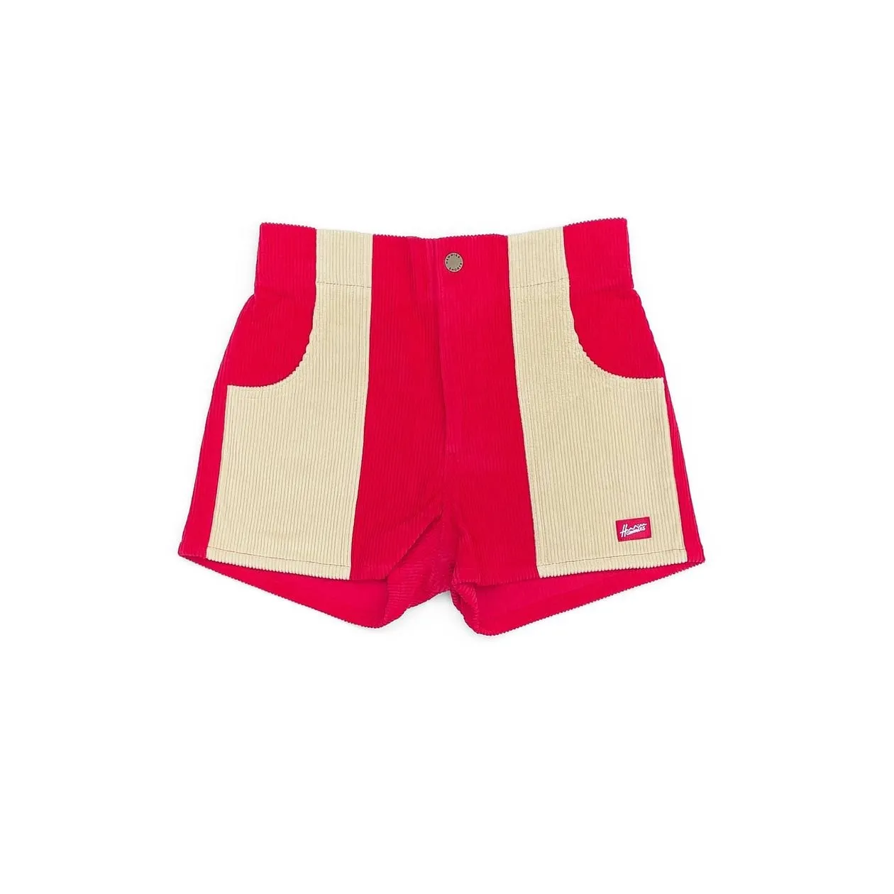 Women's Two-Tone Short - Red/Sand