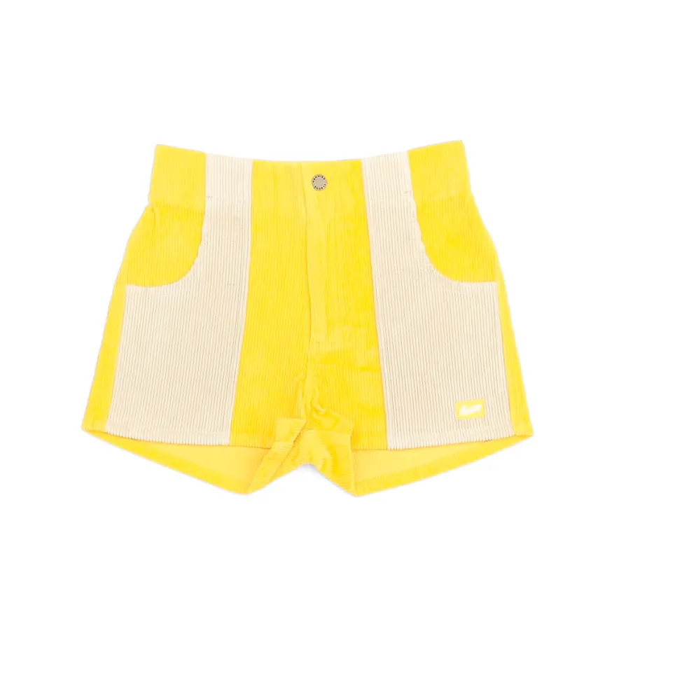 Women's Two-Tone Short - Yellow/Sand