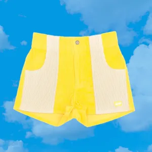 Women's Two-Tone Short - Yellow/Sand