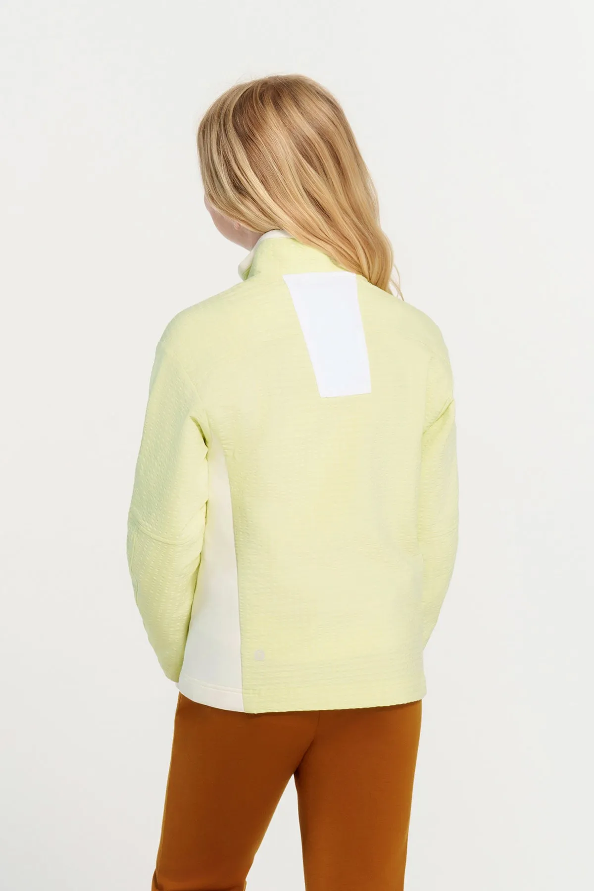 Woven Colour Blocking Jacket