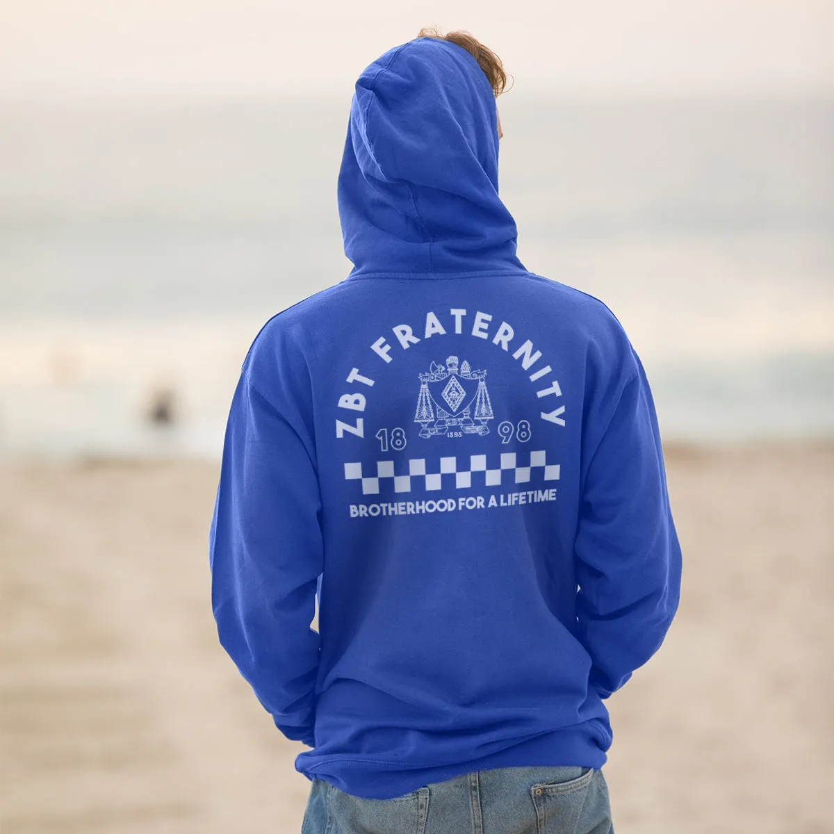 ZBT Retro Block Graphic Hoodie